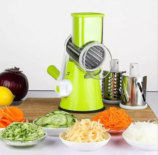 Rallador de Tambor Giratorio para Queso y Verduras
