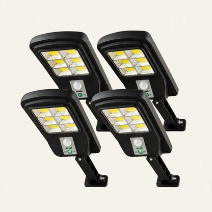 Pack De 4 Focos Solar Con Sensor