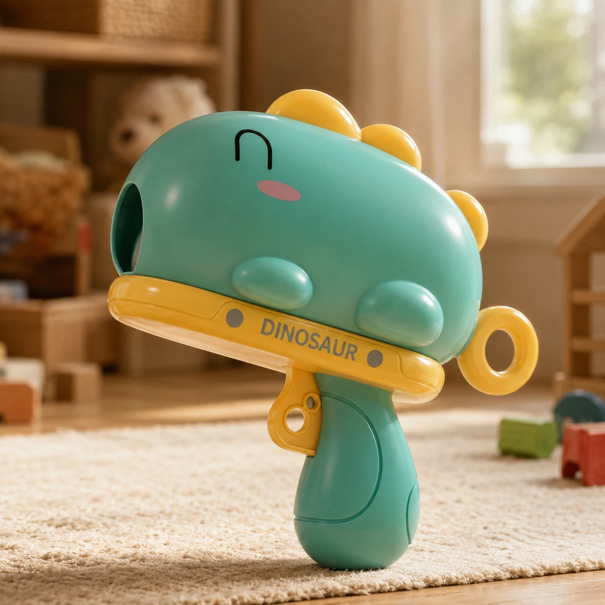 Pistola Dino Pelotas Pegajosas — Los Hace Moverse de Verdad