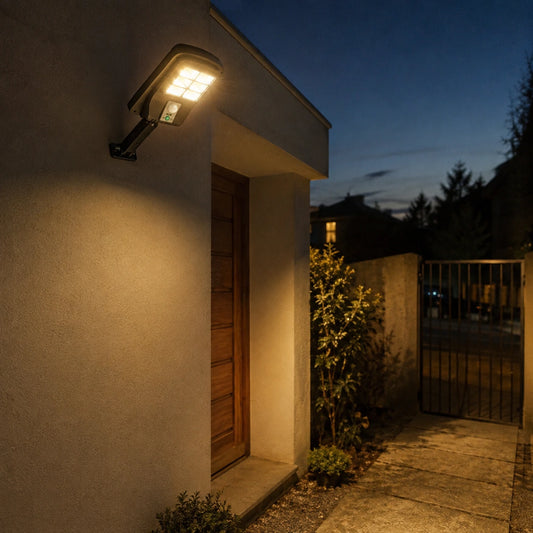 Pack De 4 Focos Solar Con Sensor