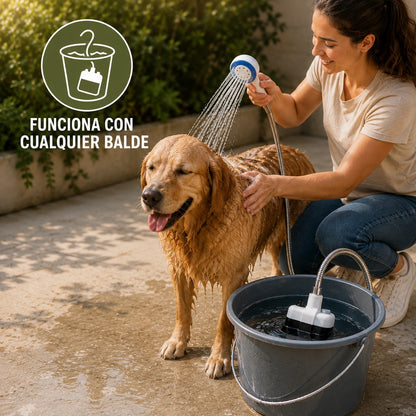 Ducha Portátil Recargable — Dúchate donde quieras, incluso cuando no hay agua
