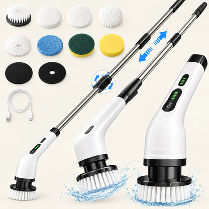 Multiclean — Cepillo Eléctrico con Mango Extensible