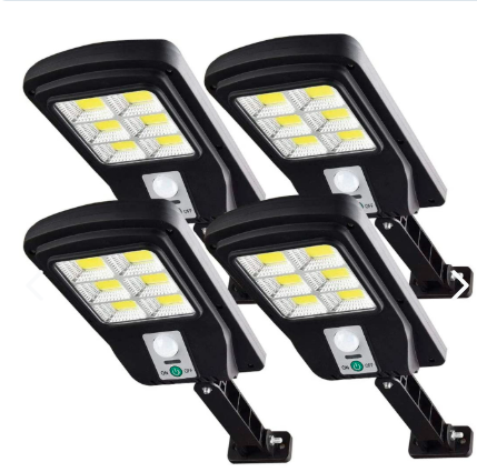 Pack 4 Focos Solares con Sensor de Movimiento