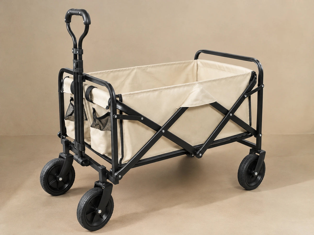 Carro Plegable 4 Ruedas — Compras, Feria y Playa