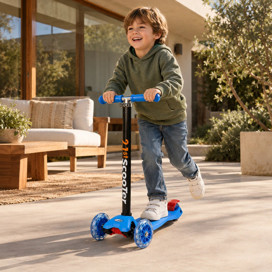 Scooter Monopatín Triple LED — Diversión con Luces en Cada Paseo