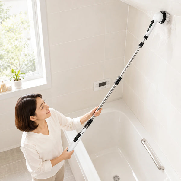 Multiclean — Cepillo Eléctrico con Mango Extensible